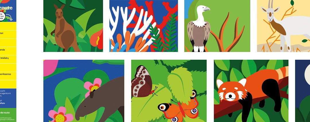 ARTIS dieren illustratie