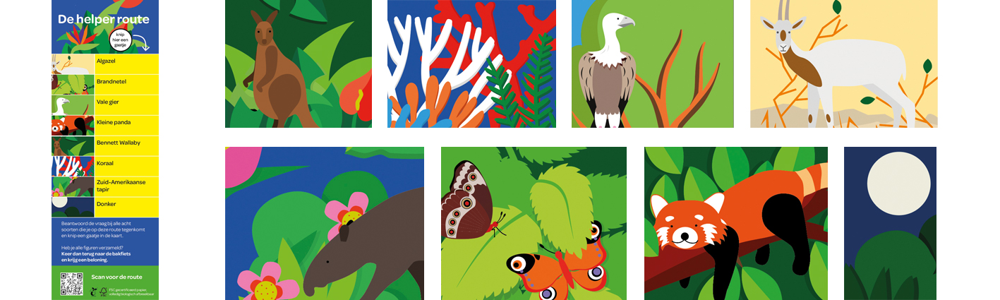 ARTIS dieren illustratie