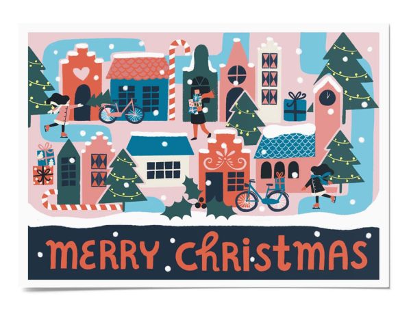 Kerstkaart Amsterdam