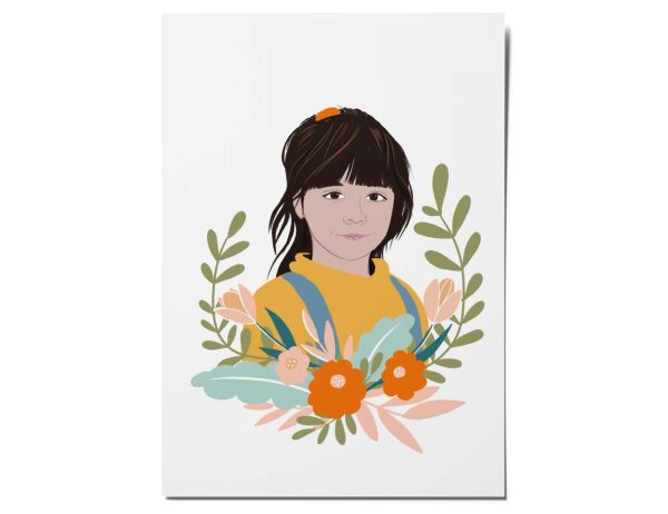 Persoonlijk portret bloem - Afbeelding 2
