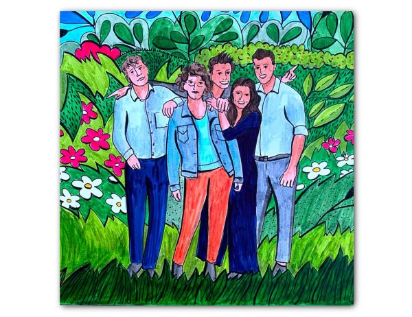 Decoratief portret - Afbeelding 3